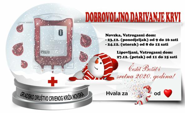 Božićna akcija dobrovoljnog darivanja krvi