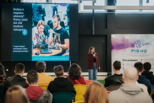 Poduzetnički inkubator PISMO powered by A1 specijaliziran za gaming industriju provodi jednu od najpopularnijih hrvatskih edukacija o tome kako izraditi videoigre - više od 160 zainteresiranih