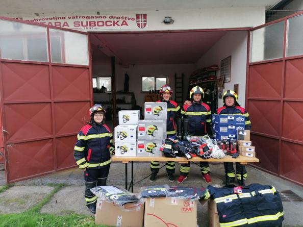 Isporučena vatrogasna oprema, oprema za spašavanje i sigurnosna oprema Dobrovoljnom vatrogasnom društvu Stara Subocka