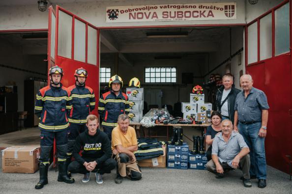 Isporučena vatrogasna oprema, oprema za spašavanje i sigurnosna oprema Dobrovoljnom vatrogasnom društvu Nova Subocka
