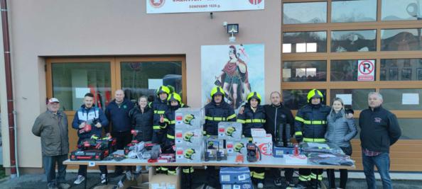Isporučena vatrogasna oprema, oprema za spašavanje i sigurnosna oprema Dobrovoljnom vatrogasnom društvu Jazavica Roždanik