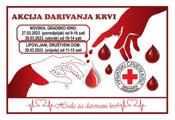 Akcija dobrovoljnog darivanja krvi 27-29.ožujka 2023.