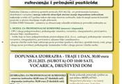 Izobrazba o sigurnom rukovanju i primjeni pesticida - 25.11., Voćarica - društveni dom