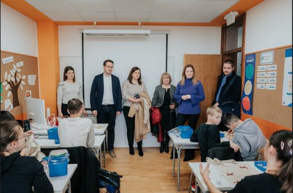 Državna tajnica Željka Josić posjetila Katoličku školu u Novskoj