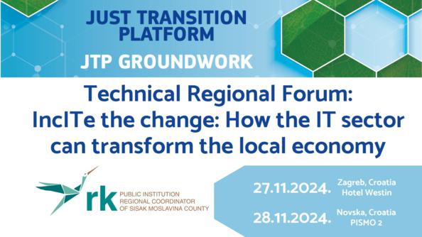 Najavljujemo dvodnevni JTP Groundwork Technical Regional Forum  u Zagrebu i Novskoj 