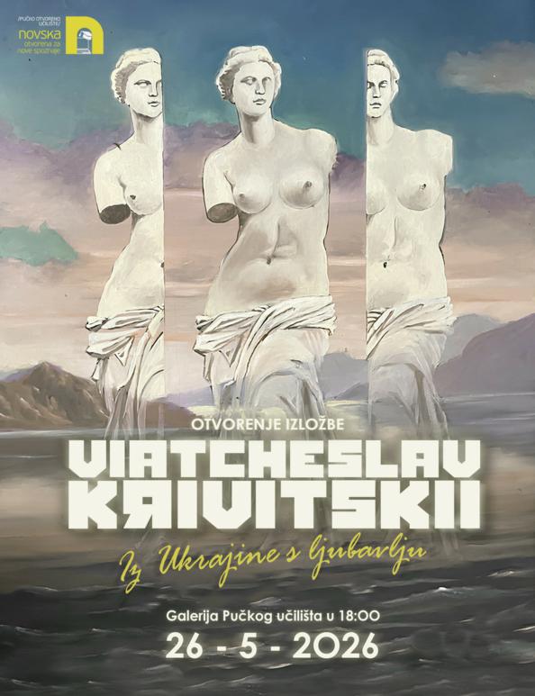 Poziv na otvorenje izložbe Viatcheslava Krivitskog 
