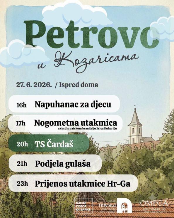 Pozivnica na obilježavanje „Petrova“ u Kozaricama